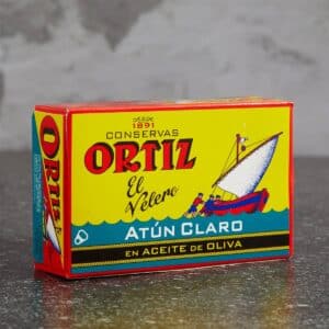 גושי טונה בהירה בשמן זית YELLOWFIN- ORTIZ
