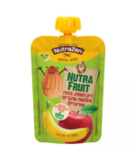 Natura Fruit- מחית תפוח עץ, בננה וחמאת שקדים אורגניים